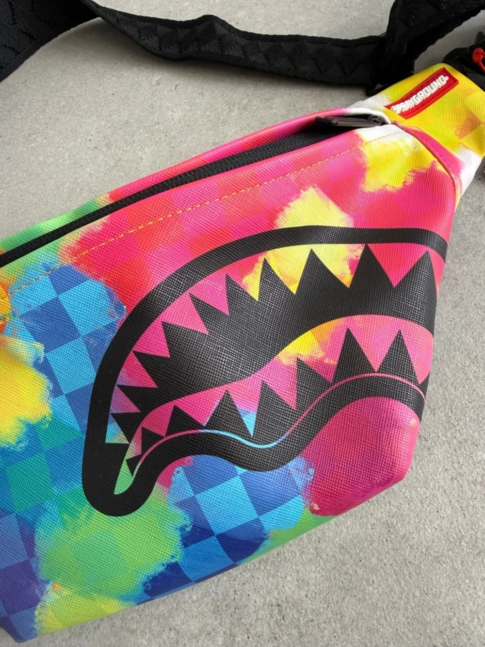 NWT SPRAYGROUND Vivid Livid & Splivid crossbody/waist bag